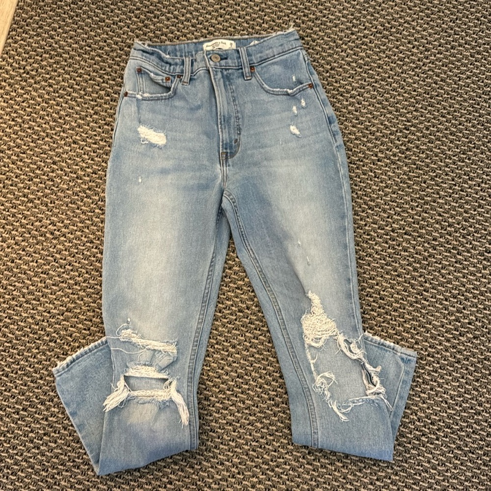 Abercrombies High Rise Skinny Jeans
